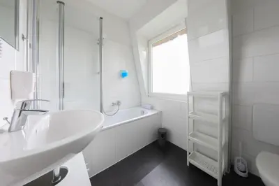 Ein Badezimmer in der Unterkunft Apartment in Schwerte