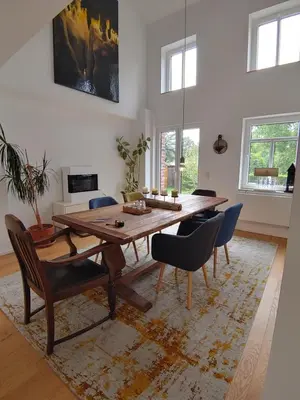 Ein Sitzbereich in der Unterkunft Gerritz+Gäste