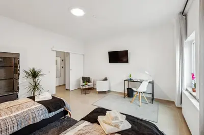 TV/Unterhaltungsangebot in der Unterkunft Zentrale Lage ... Ideal für Geschäftsleute, Monteure, Familien...3 Zimmer, Wlan, SmartTV