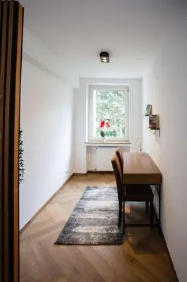 Ein Sitzbereich in der Unterkunft Stilvolle Stadtwohnung