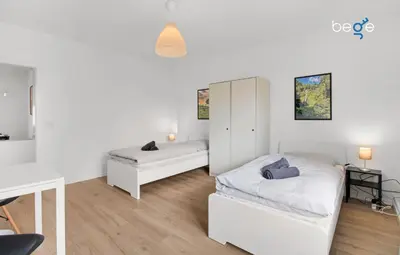 Ein Bett oder Betten in einem Zimmer der Unterkunft BEGE APARTMENTS: FIRM RELAX
