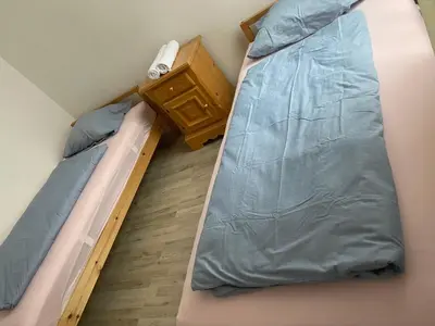 Ein Bett oder Betten in einem Zimmer der Unterkunft Apartment OB