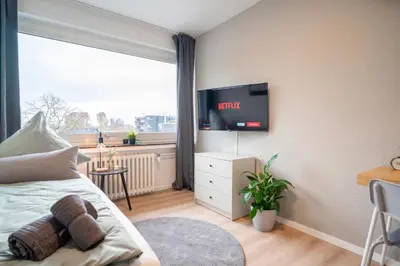 TV/Unterhaltungsangebot in der Unterkunft Juno - #1 Terrassen-Apartment, Netflix, WLAN