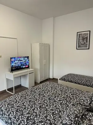 Ein Bett oder Betten in einem Zimmer der Unterkunft Apartments im Herzen von Velbert