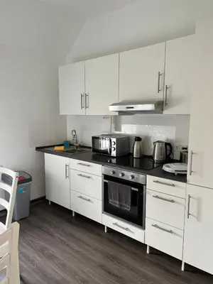 Küche/Küchenzeile in der Unterkunft Apartments im Herzen von Velbert