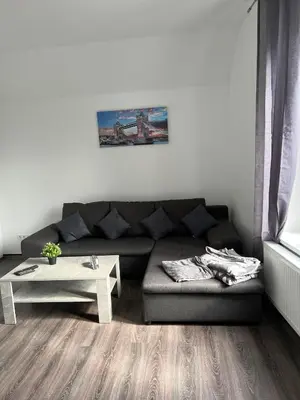 Ein Sitzbereich in der Unterkunft Apartments im Herzen von Velbert