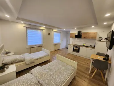 TV/Unterhaltungsangebot in der Unterkunft Burgstadt Appartment -Ferienwohnung Altena - Breitenhagen