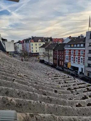 Ein allgemeiner Blick auf Dortmund oder ein Stadtblick von der Ferienwohnung aus