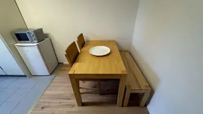 Küche/Küchenzeile in der Unterkunft Monteur & Messezimmer Heiligenhaus