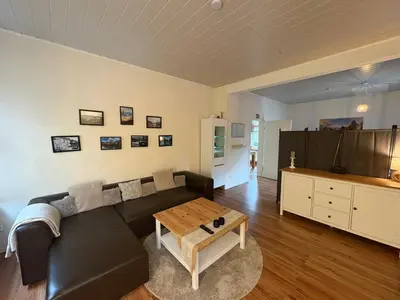 Küche/Küchenzeile in der Unterkunft Ferienwohnung Obernahmer