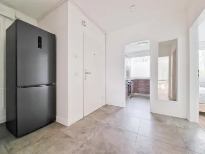 Grundriss der Unterkunft Tolstov Apartments - Monteurwohnungen - 3 Schlafzimmer - Küche - Balkon - Waschmaschine - 25 Min zur Messe DUS