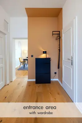 Grundriss der Unterkunft Wohlfühl - Apartment im Luisenviertel - 2 Zimmer mit TOP-Ausstattung