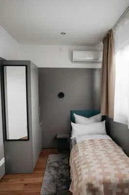 Ein Bett oder Betten in einem Zimmer der Unterkunft HoltRock