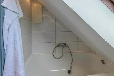 Ein Badezimmer in der Unterkunft Unterm Dach in Schwerte