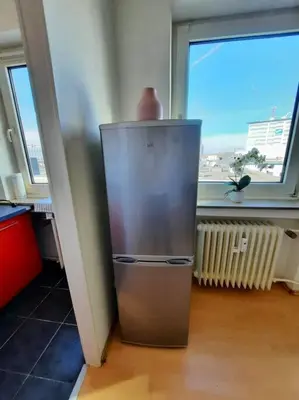 Küche/Küchenzeile in der Unterkunft City-Wohnung mit Ausblick