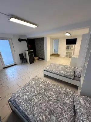Küche/Küchenzeile in der Unterkunft Schöne Apartments im Zentrum von Bottrop BO01 und BO02