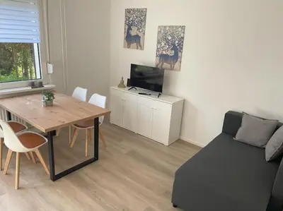 TV/Unterhaltungsangebot in der Unterkunft Gemütliches Apartment in Duisburg
