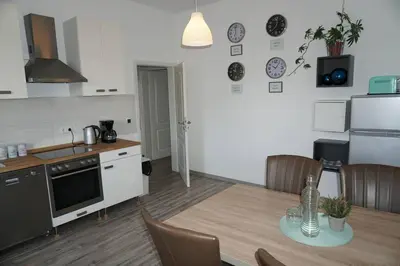 Küche/Küchenzeile in der Unterkunft Big Flat