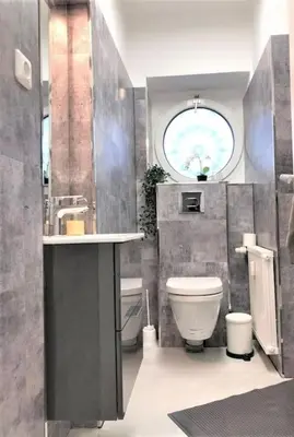 Ein Badezimmer in der Unterkunft Stilvoll eingerichtete Wohnung in Essen-Südviertel