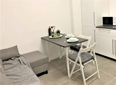 Küche/Küchenzeile in der Unterkunft Stilvoll eingerichtete Wohnung in Essen-Südviertel