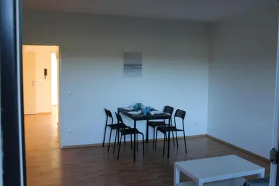 Ein Sitzbereich in der Unterkunft Zweites Zuhause