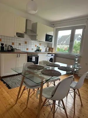Küche/Küchenzeile in der Unterkunft Top Ferienwohnung 55qm, Netflix, Prime