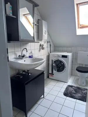 Ein Badezimmer in der Unterkunft Gelsenkirchener Unterkunft Nähe Arena
