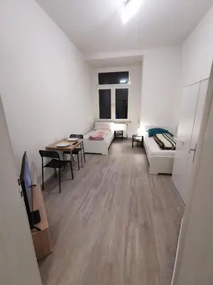 Ein Sitzbereich in der Unterkunft Modern Apartment Hagen - Dortmund