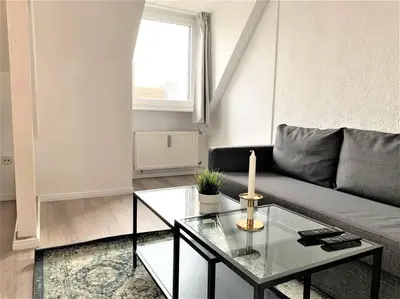 Ein Sitzbereich in der Unterkunft Uni-Klinikum- zentrale Lage von Holsterhausen