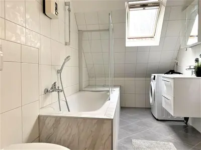 Ein Badezimmer in der Unterkunft Uni-Klinikum- zentrale Lage von Holsterhausen