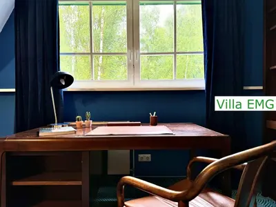 Grundriss der Unterkunft Ferienhaus Villa EMG Gelsenkirchen nah Essen Dortmund mit Pool und Garten für Familien Gruppen bis 21 Personen