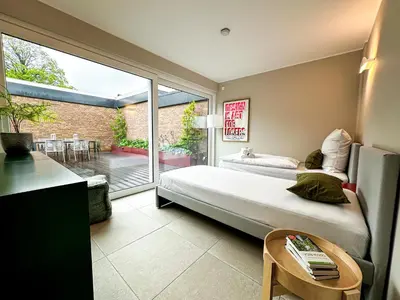 Ein Bett oder Betten in einem Zimmer der Unterkunft HOMEFY - Luxury Bungalow