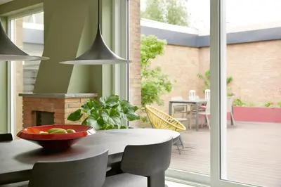 Ein Balkon oder eine Terrasse in der Unterkunft HOMEFY - Luxury Bungalow