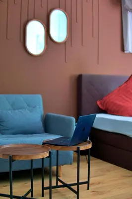 Ein Sitzbereich in der Unterkunft Innenstadt Recklinghausen