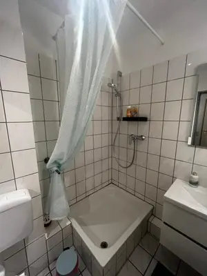 Ein Badezimmer in der Unterkunft Citynahes modernes Apartment