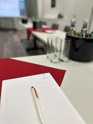 Der Geschäftsbereich oder Konferenzraum in der Unterkunft St. Barbara-Haus