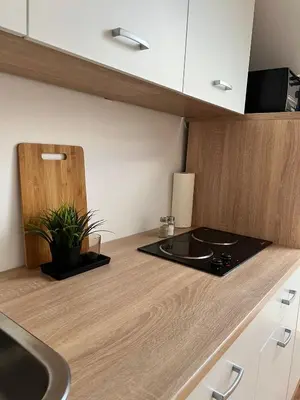 Küche/Küchenzeile in der Unterkunft Exquisites Loft mit Schloß Blick für 5 Personen