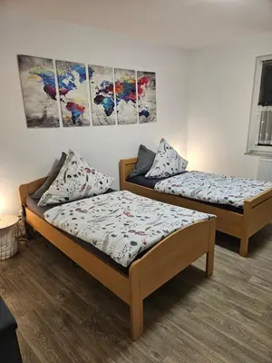 Ein Bett oder Betten in einem Zimmer der Unterkunft Appartement in Gelsenkirchen