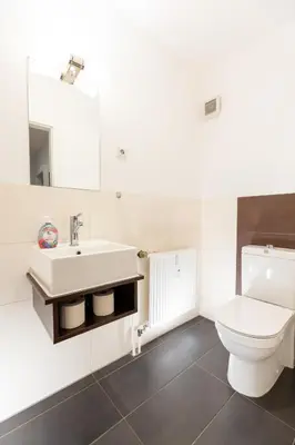 Ein Badezimmer in der Unterkunft Rhine Apartment