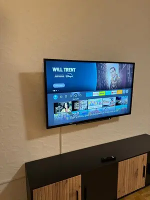 TV/Unterhaltungsangebot in der Unterkunft Laras voll ausgestattete Gartenwohnung mit WLAN und TV