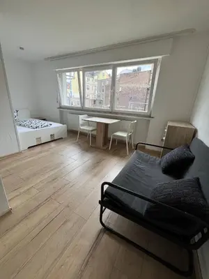 Ein Sitzbereich in der Unterkunft Wohnung in der Ludwigstraße im Zentrum von Dortmund
