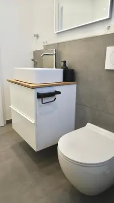 Ein Badezimmer in der Unterkunft Zentral & Modern nähe Düsseldorf und Köln