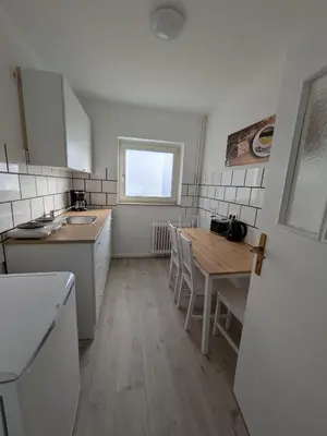 Küche/Küchenzeile in der Unterkunft interaktiv Appartements in Heiligenhaus - Herzogstrasse