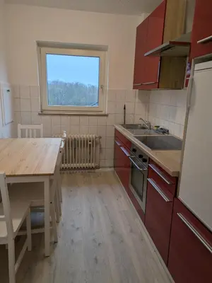 Küche/Küchenzeile in der Unterkunft interaktiv Appartements in Heiligenhaus - Herzogstrasse