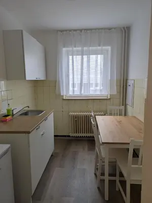 Küche/Küchenzeile in der Unterkunft interaktiv Appartements in Heiligenhaus - Herzogstrasse