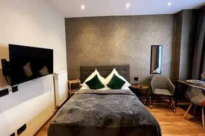Ein Bett oder Betten in einem Zimmer der Unterkunft Relax