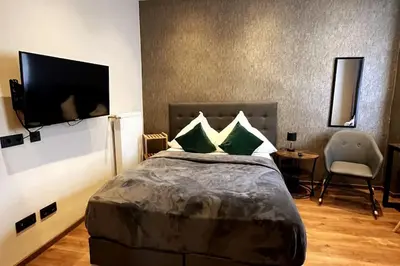 Ein Bett oder Betten in einem Zimmer der Unterkunft Relax