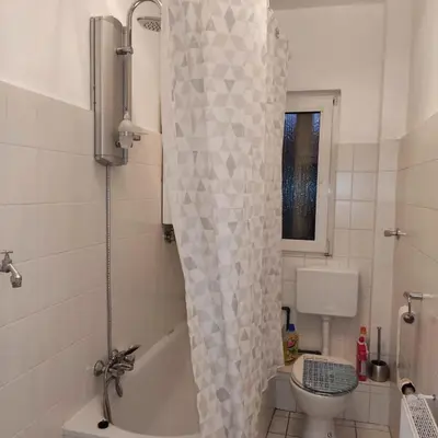 Ein Badezimmer in der Unterkunft Ferienwohnung Grundstein