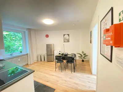 Küche/Küchenzeile in der Unterkunft Nice Apartment in Wuppertal