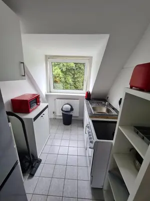 Küche/Küchenzeile in der Unterkunft RENT SOLUTION - Apartments in Herne - bis zu 10 Personen